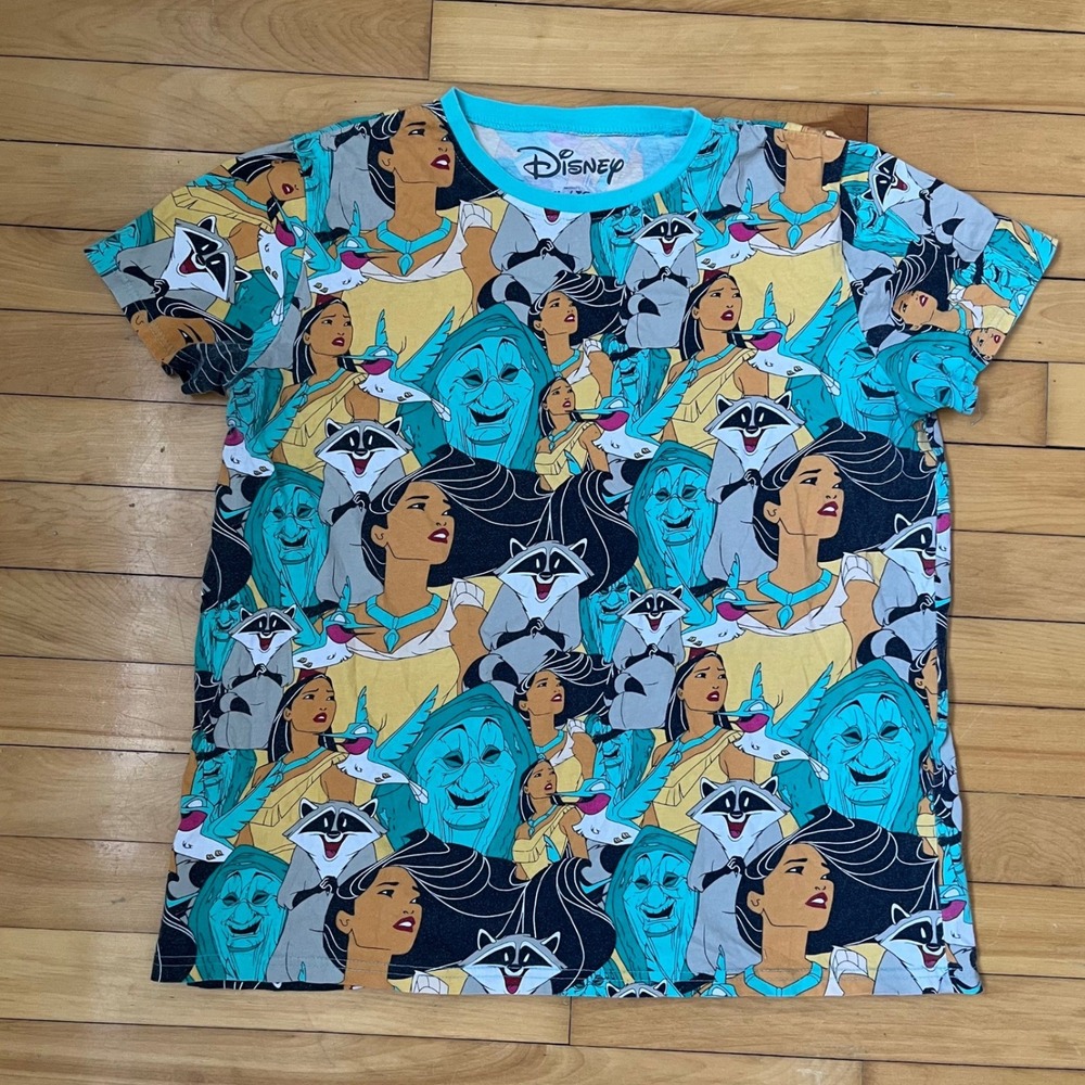 Cakeworthy Disney Pocahontas All Over Print T-Shirt XL